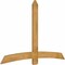 Ekena Millwork Bellingham Rough Sawn Timber Gable Bracket, Western Red Cedar, 84"W x 56"H x 2"D x 6"F, 16/12 Pitch GBW084X56X0206BEL00RWR - alternate 2